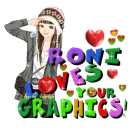 Roni loves your graphics