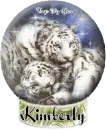 TIGER GLOBE WITH THE NAME KIMBERLY