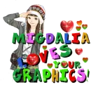 Migdalia loves your graphics!