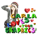 Carla loves your graphics!