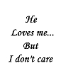 loves me