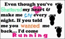 running