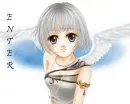 white haired angel