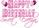 Happy Birthday Evelyn