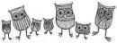 Perched Owls