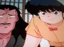 Ranma Stare.Pig hoof mark on head.