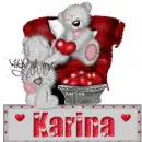 With all my love Bear...Karina