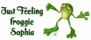 just feeking froggie Sophia