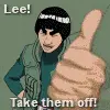Take them off!!