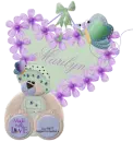 NAME MARILYN/BEAR WITH HAT