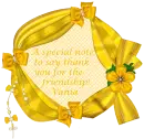A special note... Vania