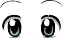 anime eyes sparkle
