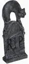 CAT ON A GRAVE