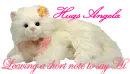 Anela's saying hi. kitty