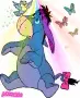 Eyore with bird.