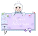 WINTER BLESSINGS/SIGN