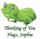 thinking of you Sophia