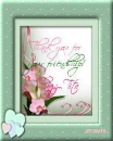 picture frame  with flowers