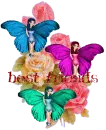best friends,, with three fairies flyin'