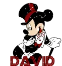 MICKEY WITH THE NAME DAVID