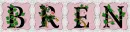 Flower Name Tag Bren