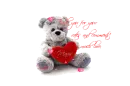 bear holding a heart