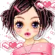 cute doll in pink