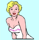 COLORING MARILYN MONROE