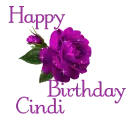 Happy Birthday Cindi