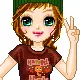 cute doll in brown