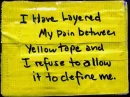 yellow tape