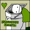 photocopy heart