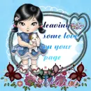 leaving some love on your page.. marie