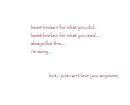 heart broken