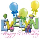 Happy Birthday Evelyn