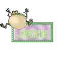 frog with the name jirzie