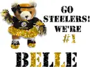 Steelers Cheer Bear...Belle