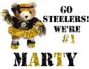 Steelers Cheer Bear...Marty