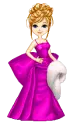Purple Prom Doll