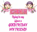Flying to say....Carla