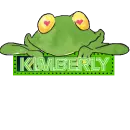 FROG WITH THE NAME KIMBERLY