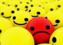 one red angry face