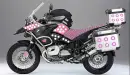 Pink BMW Motorcycle