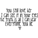 i know you love her