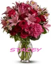 Pretty Pink Flowers - Stacey