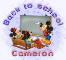 Cameron,Back to school