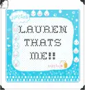 Lauren thats me!
