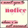 Notice you