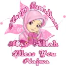 Happy Ramadhan,May Allah Bless You,Najwa