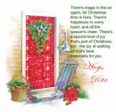 rita christmas door